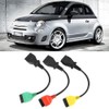 3pcs Connect Cable Ecu Scan Adaptors Connector Fits for Fiat