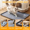 swihorab Silicone Cat Litter Mat for Litter Box, 31" x