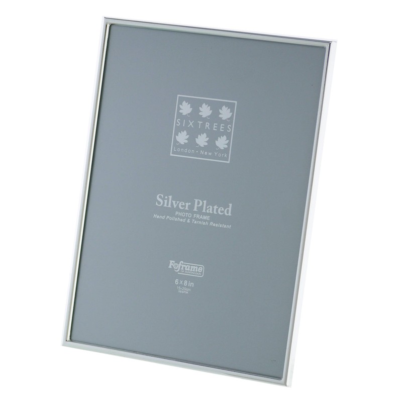 Sixtrees Cambridge 2-400-68 Silver Plated Photo Frame for an 8"