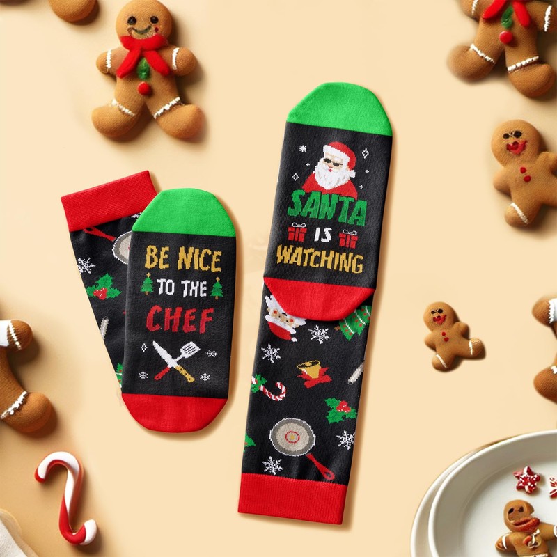 HAPPYPOP Christmas Gifts Stocking Socks For Men - Secret Santa