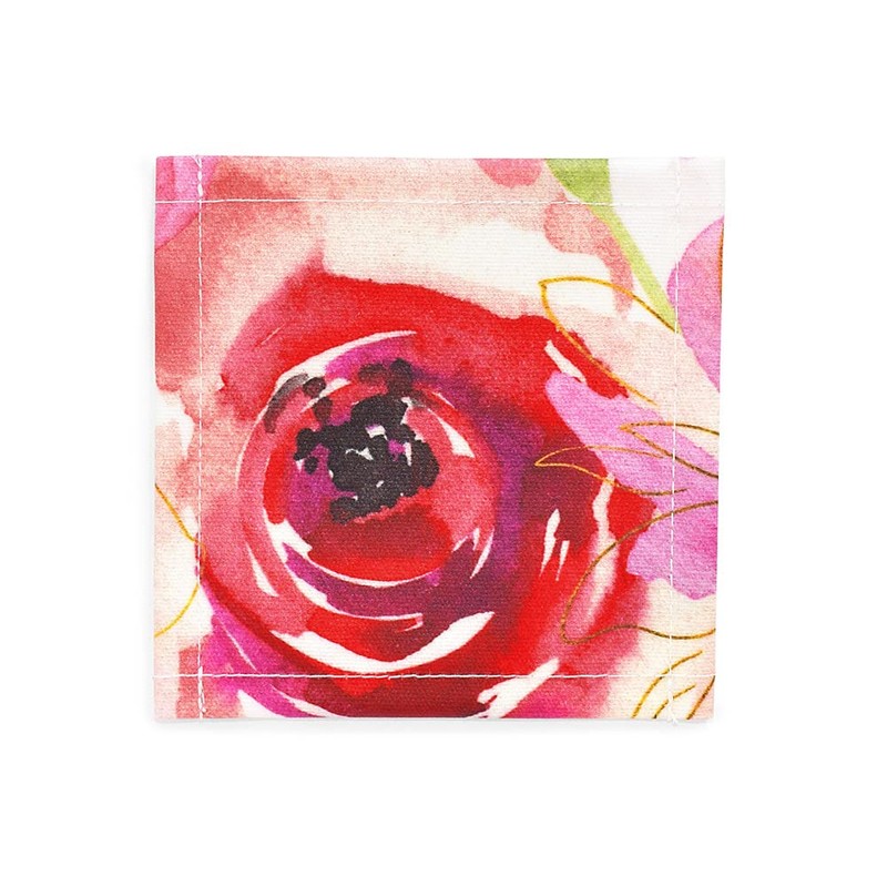 Style Decor W3001110 Coasters, Laminate, Stylish, Fabric, Set of 4,