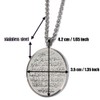 ZKDC Islam AYATUL KURSI stainless steel 60 cm chain necklace