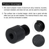 QUARKZMAN 3 Piece Microphone Stand Adapter, 1/4 Female Thread to