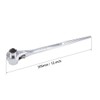 uxcell 19 x 22mm Hexagon Scaffold Podger Ratchet Spanner Ratcheting