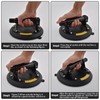 2Pack Vacuum Suction Cups with Metal Handle - Heavy Duty