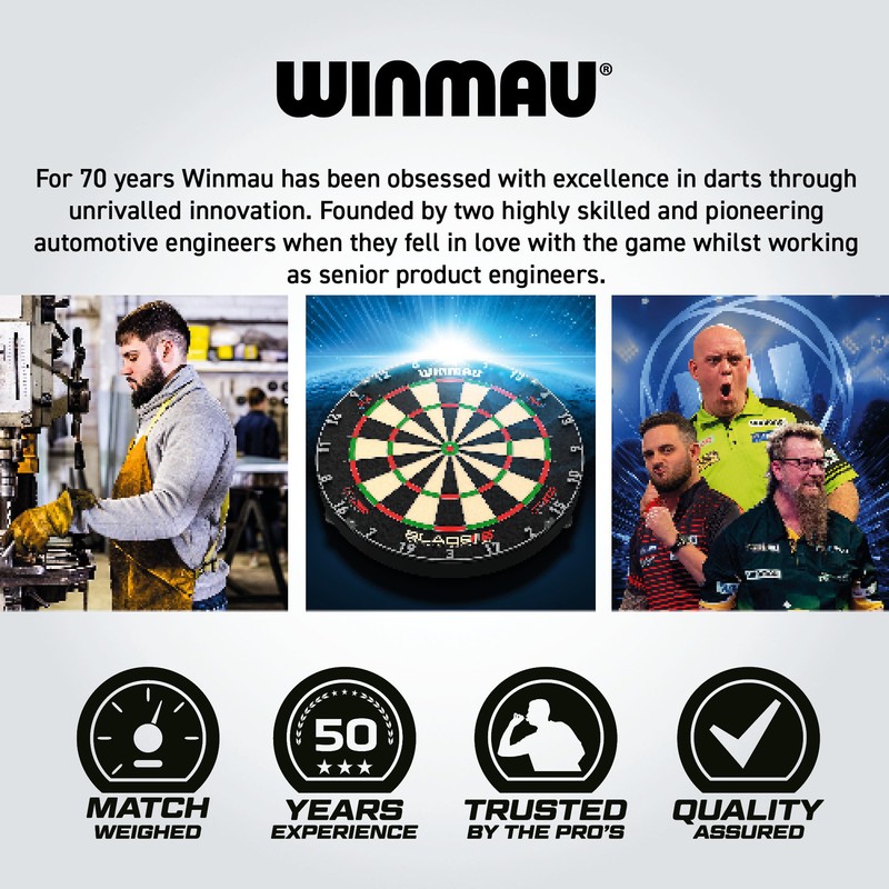 WINMAU Solaris Pro Specialist Tungsten 21 Gram Steel Tip Darts
