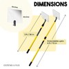 Extend A Vue Telescoping Inspection Mirror - Standard Fiberglass, Lightweight