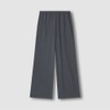 JAJU [JAJU] Women's Crinkle String Wide Pants_Charcoal