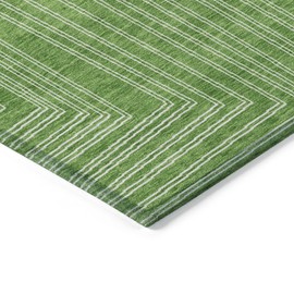 Addison Rugs Chantille ACN1045 Green 2'6" x 3'10" Indoor Outdoor Area Rug, Easy Clean, Machine Washable, Non Shedding, Bedroom, Entry, Living Room, Dining Room, Kitchen, Patio Rug