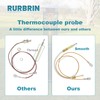 RURBRIN 13.7" Propane Gas Outdoor Patio Heater Replacement Thermocoupler with