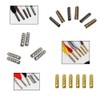 Gotetiso Shoelaces 200 Pieces Metal Replacement Tips for Shoelaces Lace