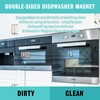 Funny Cute Cartoon Clean Dirty Dishwasher Magnet, Universal Kitchen Flip