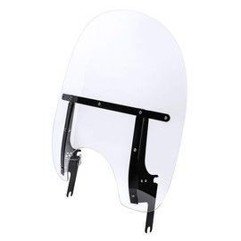 XFMT Clear Detachable Quick Release Windshield Windscreen W/Black Bracket For Harley Touring Road King FLHR 1994-2023 Road King Special FLHRXS 2017-2025