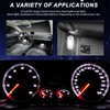 Frienda 40 Pcs T10 194 168 LED Dash Instrument Light