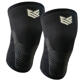 Rodilleras de neopreno 7mm, Rodilleras de compresion antideslizantes para gimnasio y crossfit, ideales para levantamiento de pesas y powerlifting...  