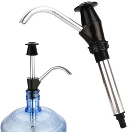 Caravan Sink Hand Pump Double Action Camping Trailer Motorhome Replacement Pumping Tool for Camping Trailer, Motorhome, Work Vehicles, Outdoors (Black)
