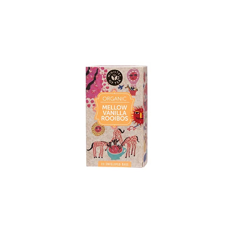 Ministry of Tea Organic Mellow Rooibos with Vanilla Herbal 20