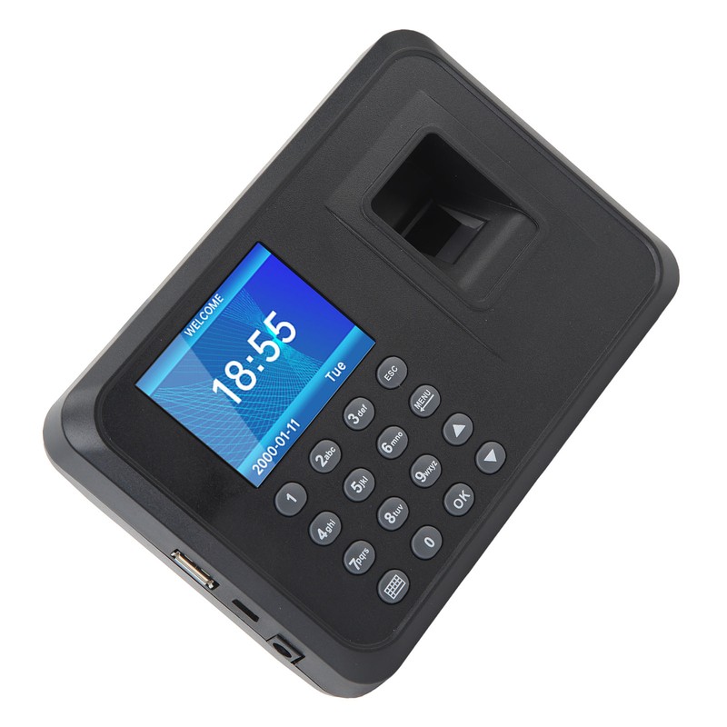 Fingerprint Attendance Machine Efficient Management Employee Checking in Recorder 100‑240V