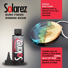 Solarez UV Cure Duro Finish Doming Resin - for DIY Jewelry Making Casting & Coating (2 Oz) .- No Waiting! Duro - Fast UV Solar Cure Doming Resin - Made in The USA!