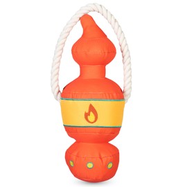 Orvis Dog Bark After Dark Lantern Tug Toy for Dogs | Durable Squeaky Dog Tug Toy - Extra Durable with Double Stitching, Mesh Lining, Squeaker and Rope Handle - Ideal for Medium to Large Breeds