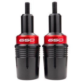 ZYAKOMO Fit for Kawasaki Ninja 650 KRT 2025 Ninja650 EX650 2017-2023 2024 2025 Z650 RS Z 650 CNC Motorcycle Frame Sliders Crash Protector Crash Pad Falling Protection (Red)