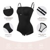 SheBuddy Women's Strapless Shapewear Triangle Bodysuit Tummy Control Seamless Sculpted