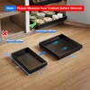 MUSTORN 2 Pack Pull Out Cabinet Organizer Expandable, 21"Deep Slide