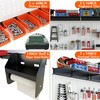 TORACK Pegboard Wall Organizer 4 ft. Garage Metal Utility Tool