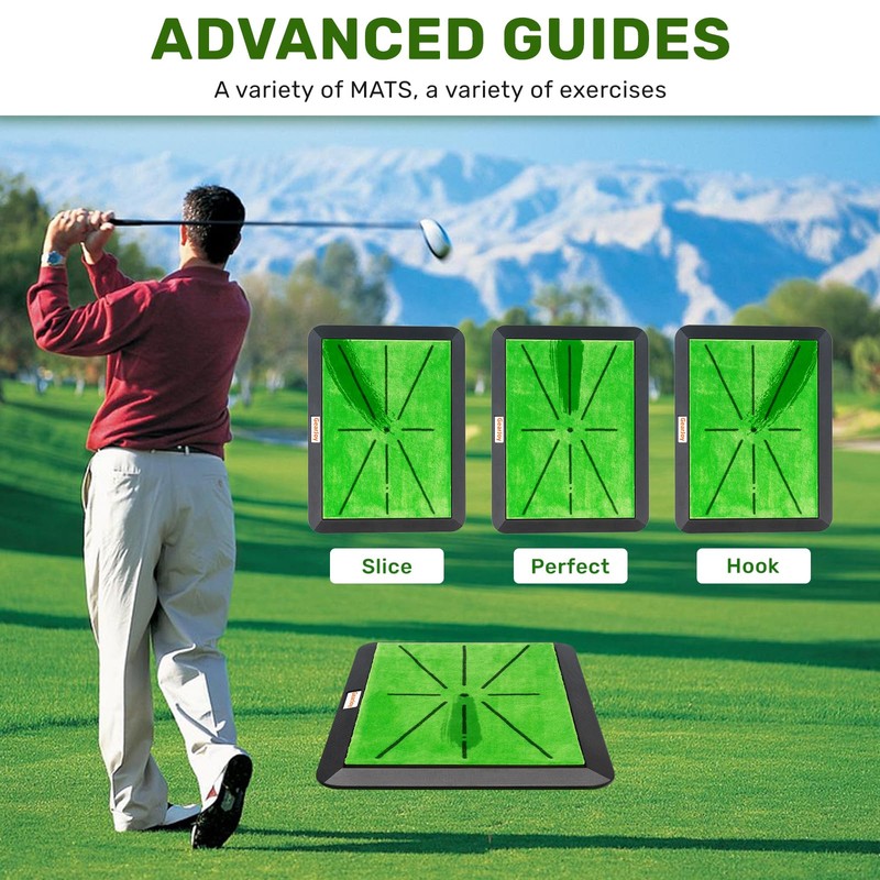 Golf Practice Mat,Golf Mats for Backyard Office & Garage Hitting