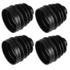 Caltric 2 Rear Axle Inner Outer CV Boot Kit for