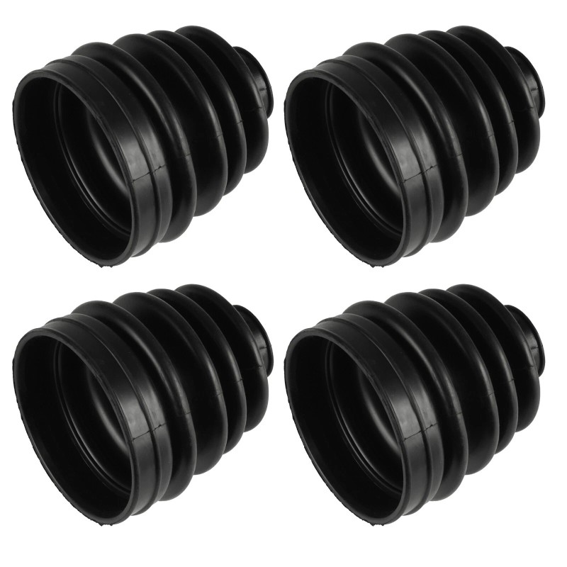 Caltric 2 Rear Axle Inner Outer CV Boot Kit for
