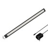 ledscom.de Siris LED Under-Unit Light Matte Black with Power Supply