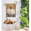 Faithful Humble Soul Pope Francis Flag Hanger Set Rod Garden