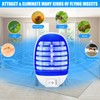 Indoor Bug Zapper Flying Insect Trap, Plug-in Electric LED Mosquito