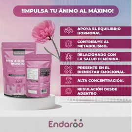 Suplemento Myo-Inositol D-Chiro Sin Sabor 150g Vegano Libre de Gluten                                                                                 