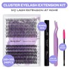 DIY Lash Extensions Set Cluster Lashes DIY Eyelash Extension at