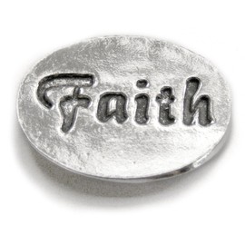Basic Spirit Angel/Faith Pocket Token (Coin) * Handcrafted Pewter Lead-Free CN-2