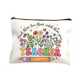 GXGM 1 Stück Segeltuchtasche Dankeschön Geschenke,Multifunktional mit Reißverschluss,Abschiedsgeschenk Erzieherin,Abschiedsgeschenk Kindergarten,Aufbewahrungstasche,Geschenk zum Lehrertag