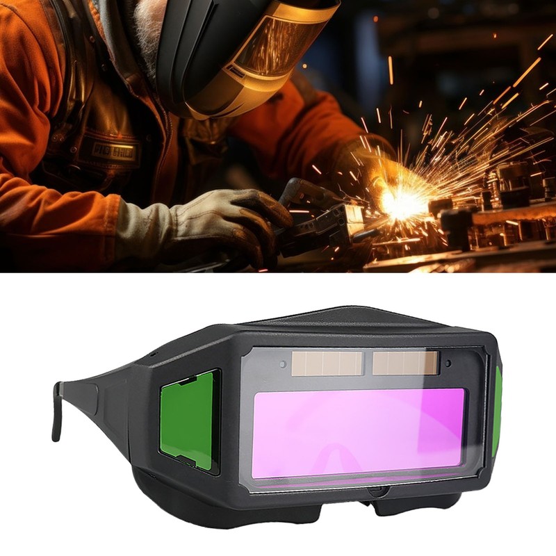 Auto Darkening Welding Goggles UV Resistant Anti Glaring Automatic Dimming