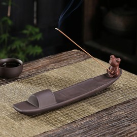 HARGIO Incense Holder / No Spilling Ashes, Cute, Stylish / Incense Stand, Angle, Frog / Incense Burner / Incense Plate