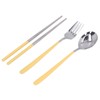 304 Stainless Steel Fork Spoon Chopsticks Set Flatware Reusable Utensils