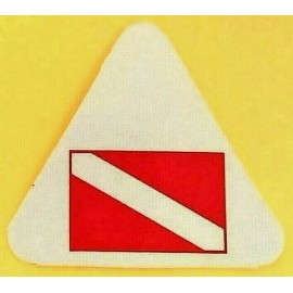 DIVE FLAG DIVE RESCUE FLAG Highly Reflective HELMET Dive Rescue Decal