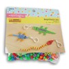 Easter Crafts Reptile Beaded Keychain Craft Kit - Makes 3