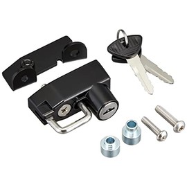 Kijima HDC-05004 Motorcycle Motorcycle Parts Helmet Lock, Black Scrambler '15y~