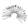 20pcs 1/8" Bearing Steel Rotary Burrs Rotary Files for Metal