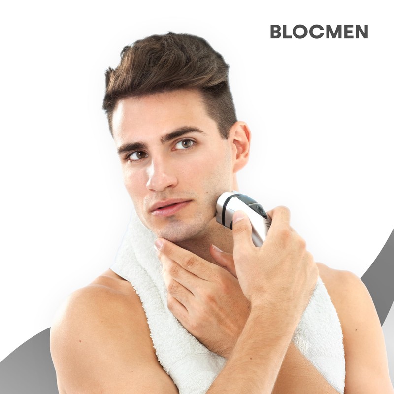 BLOCMEN Derma shaving powder pen, 3 x 60 g, for
