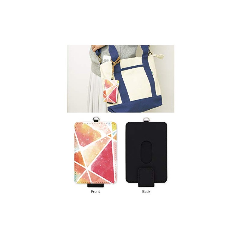 Granthunk Women's Pass Case, Transit Strap, Watercolor Glass, IC Card