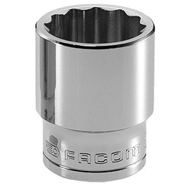 FACOM ソケット 12角 FCMS10 ソケットサイズ:10mm×ドライブサイズ:1/2インチ×全体長さ:36mm 1個