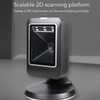 2D Hands Free Barcode Scanner QR Barcode Omnidirectional USB Wired