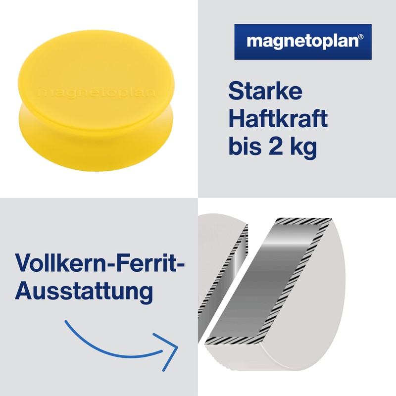 Ergo Large magnets, diameter 34 mm x 12.5 mm, pack